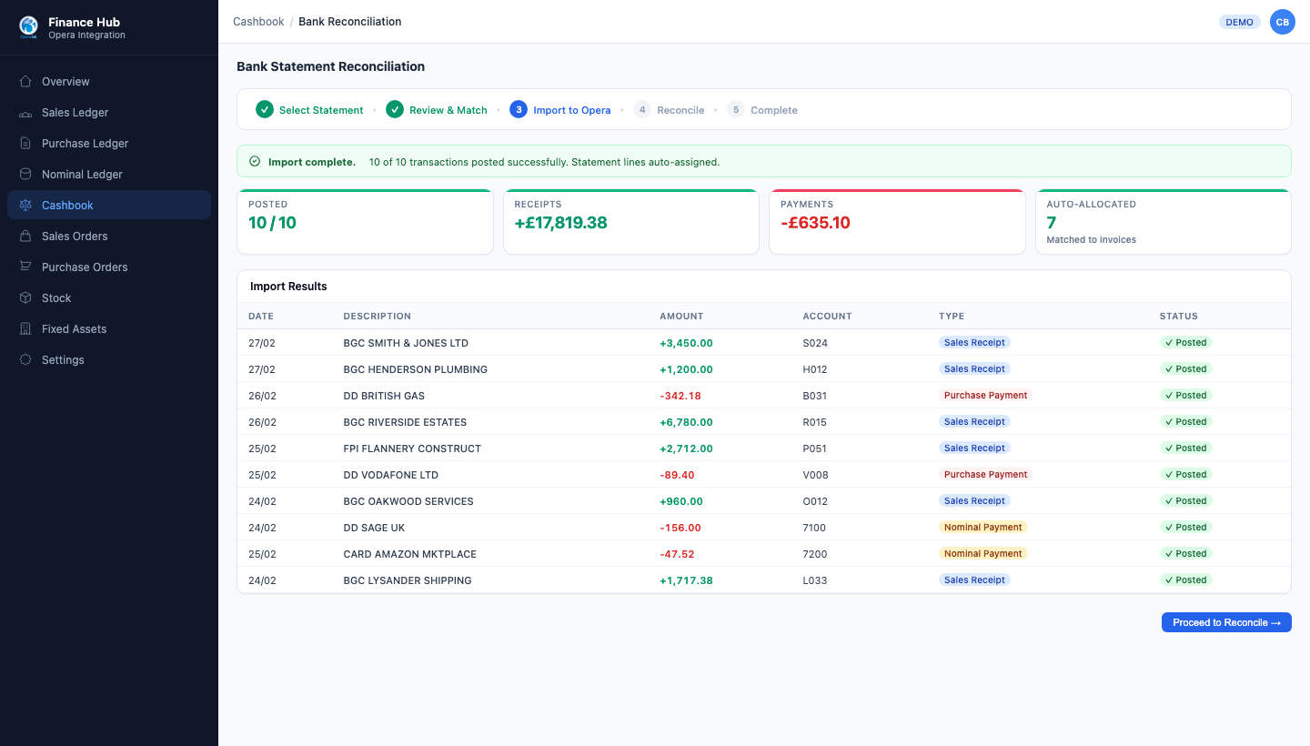 Step 3: Import to Opera